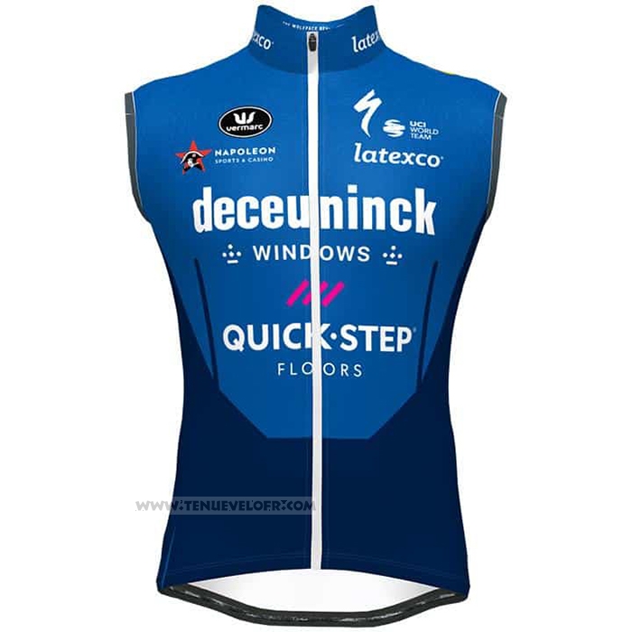2021 Gilet Coupe-vent Deceuninck Quick Step Bleu